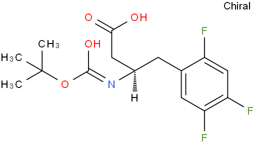 Boc-(R)-3-氨基-4-(2,4,5-三氟苯基)丁酸