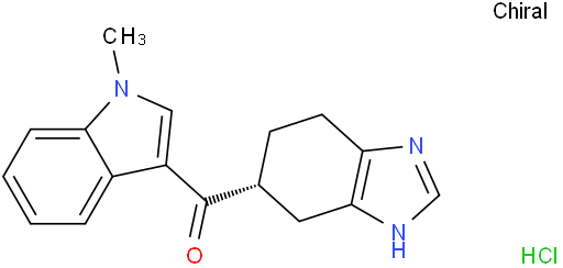 (R)-(1-Methyl-1H-indol-3-yl)(4,5,6,7-tetrahydro-1H-benzo[d]imidazol-6-yl)methanone hydrochloride