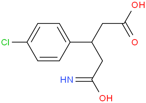 3-(4-氯苯基)戊二酰胺酸