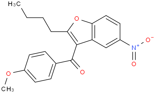 2-丁基-3-(4-甲氧基苯甲酰基)-5-硝基苯并呋喃