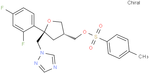 (5R-cis)-甲苯-4-磺酸 5-(2,4-二氟苯基)-5-(1H-1,2,4-三氮唑-1-基)甲基四氢呋喃-3-基甲基酯