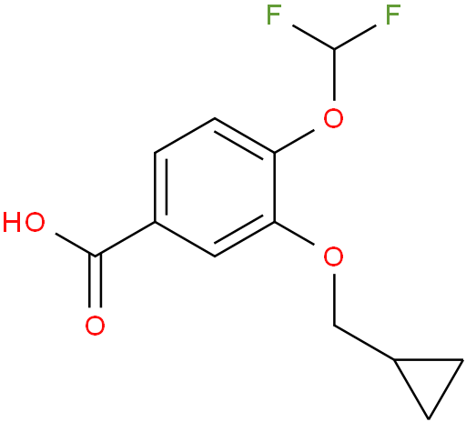 3-环丙甲氧基-4-二氟甲氧基苯甲酸