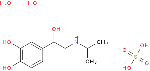 消旋硫酸异丙肾上腺素