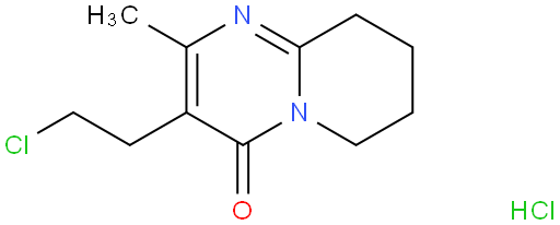 3-(2-氯乙基)-2-甲基-6,7,8,9-四氢-4H-吡啶并[1,2-a]嘧啶-4-酮盐酸盐