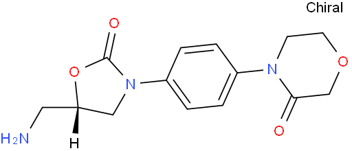 (S)-4-(4-(5-(氨基甲基)-2-氧代恶唑烷-3-基)苯基)吗啉-3-酮