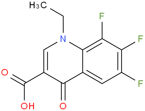 1-乙基-6,7,8-三氟-1,4-二氢-4-氧代喹啉-2-羧酸