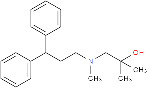 2,N-二甲基-N-(3,3-二苯基丙基)-1-氨基-2-丙醇