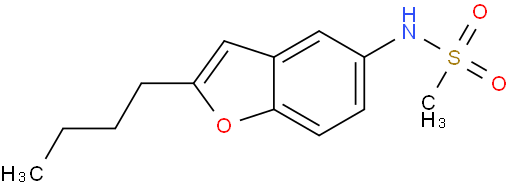 2-丁基-5-甲磺酰胺基-苯并呋喃