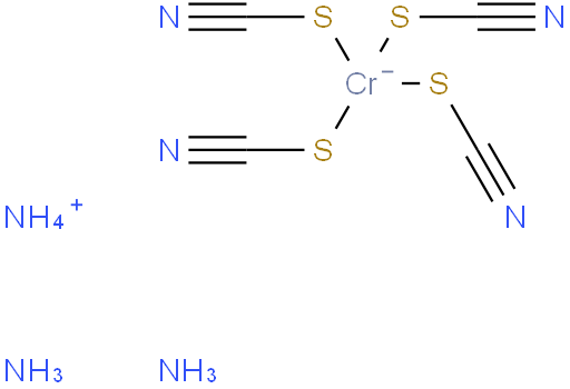 四硫氰基二氨络铬酸铵