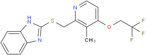 2-[[[3-甲基-4-(2,2,2三氟乙氧基)-2-吡啶]-甲基]硫基]-1H-苯并咪唑