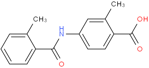 2-甲基-4-(2-甲基苯甲酰氨基)苯甲酸