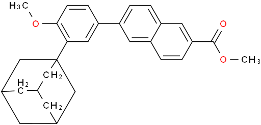 6-[3-(1-金刚烷基)-4-甲氧基苯基]-2-萘甲酸甲酯