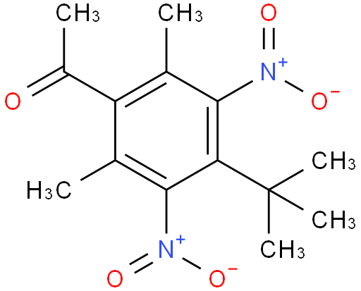 4-叔丁基-2,6-二甲基-3,5-二硝基苯乙酮