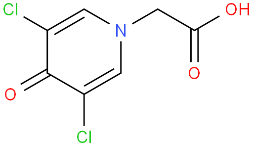 3,5-Dichloro-4-pyridone-N-acetic acid