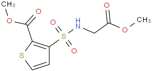 3-磺酰氨基乙酸甲酯-2-噻吩甲酸甲酯