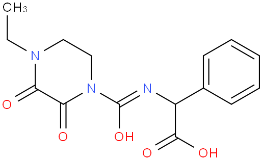 N-乙基双氧哌嗪酰氨苯乙酸