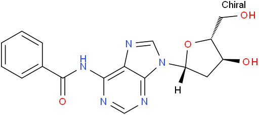 N-Benzoyl-2'-deoxy-adenosine