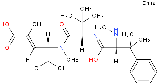 N,BETA,BETA-三甲基-L-苯基丙氨酰基-N-[(1S,2E)-3-羧基-1-(1-甲基乙基)-2-丁烯基]-N,3-二甲基-L-缬氨酰胺