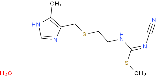 N-氰基-N-[2-(5-甲基咪唑-4-甲硫)乙基]-S-甲基异硫脲