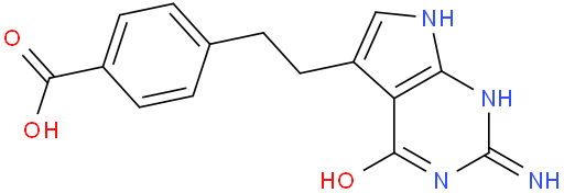 4-[2-(2-氨基-4,7-二氢-4-氧代-3H-吡咯并[2,3]嘧啶-5-基)乙基]苯甲酸