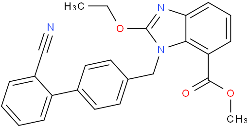 1-[(2'-氰基联苯-4-基)甲基]-2-乙氧基-1H-苯并咪唑-7-甲酸甲酯