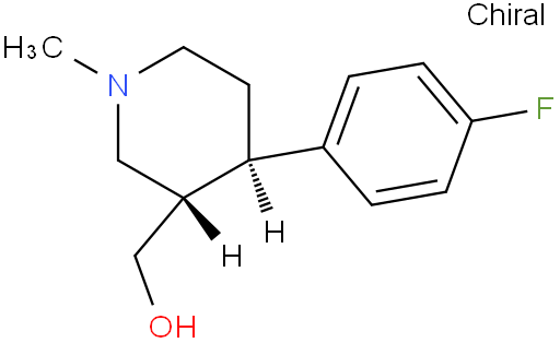 反式-4-(4-氟苯基)-3-羟甲基-1-甲基哌啶