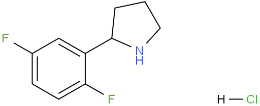 2-(2,5-二氟苯基)吡咯烷盐酸盐