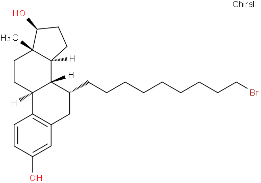 (7A,17B)- 7-(9-溴壬基)雌甾-1,3,5(10)-三烯-3,17-二醇