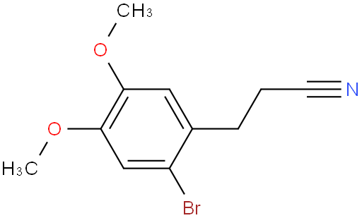 3-(2-BROMO-4,5-DIMETHOXYPHENYL)PROPANENITRILE