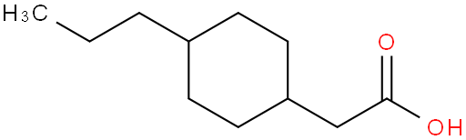 trans-4-Propylcyclohexylacetic acid