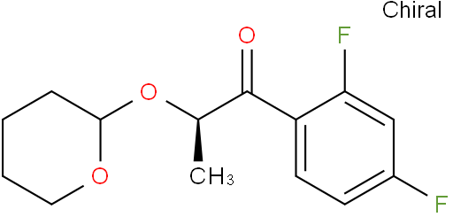 (2R)-1-(2,4-Difluorophenyl)-2-((tetrahydro-2H-pyran-2-yl)oxy)propan-1-one