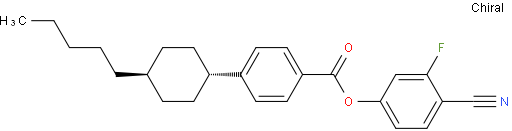 反-4-(4-正戊基环己基)苯甲基-3-氟-4-氰基苯酯