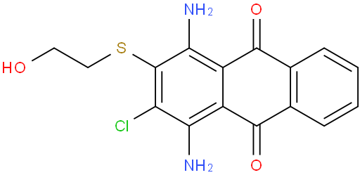 1,4-Diamino-2-chloro-3-[(2-hydroxyethyl)thio]-9,10-anthracenedione