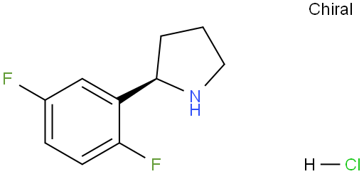 (R)-2-(2,5-Difluorophenyl)pyrrolidine hydrochloride