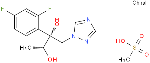 (2R,3R)-2-(2,4-Difluorophenyl)-1-(1H-1,2,4-triazol-1-yl)butane-2,3-diol with methanesulfonate