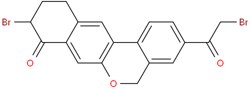 9-溴-3-(2-溴乙酰基)-10,11-二氢-5H-二苯并(C,G) CHROMEN-8(9H)-酮