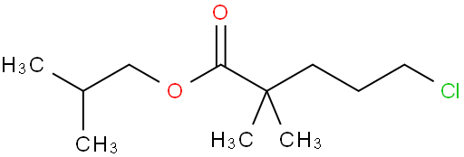 Isobutyl 5-chloro-2,2-dimethylvalerate