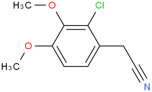 (2-chloro-3,4-dimethoxyphenyl)acetonitrile