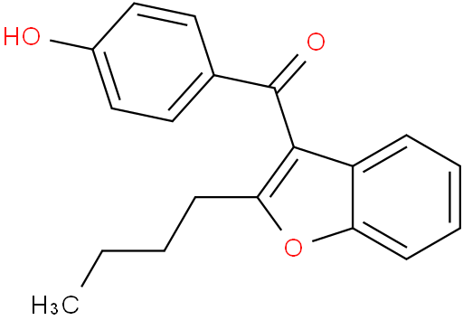 2-Butyl-3-(4-hydroxybenzoyl)benzofuran