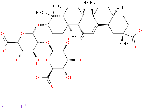 Glycyrrhizicaciddipotassiumsalt, hydrate