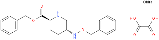 (2S,5R)-Benzyl 5-((benzyloxy)amino)piperidine-2-carboxylate oxalate