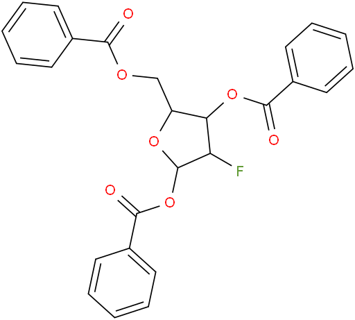 2-脱氧-2-氟-1,3,5-三苯甲酰基-alpha-D-阿拉伯呋喃糖