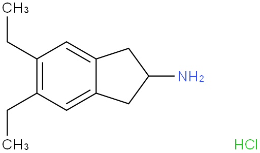 5,6-Diethyl-2,3-dihydro-1H-inden-2-amine hydrochloride