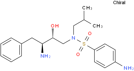 4-AMINO-N-[(2R,3S)-3-AMINO-2-HYDROXY-4-PHENYLBUTYL]-N-ISOBUTYLBENZENE-1-SULFONAMIDE