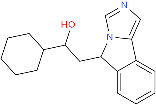 1-CYCLOHEXYL-2-(5H-IMIDAZO[5,1-A]ISOINDOL-5-YL)ETHANOL