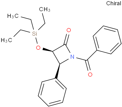 (3R,4S)-1-Benzoyl-4-phenyl-3-[(triethylsilyl)oxy]-2-azetidinone