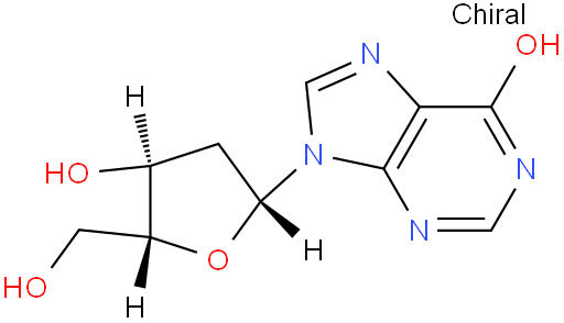 9-((2R,4S,5R)-4-Hydroxy-5-(hydroxymethyl)tetrahydrofuran-2-yl)-9H-purin-6-ol