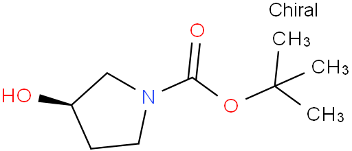 N-叔丁氧羰基-(R)-3-吡咯烷醇