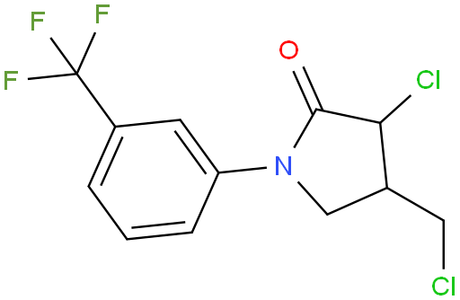 3-Chloro-4-(chloromethyl)-1-(3-(trifluoromethyl)phenyl)pyrrolidin-2-one