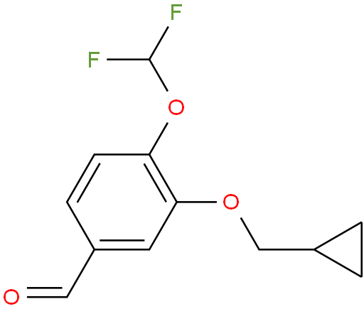 4-(Difluoromethoxy)-3-(cyclopropylmethoxy)benzaldehyde